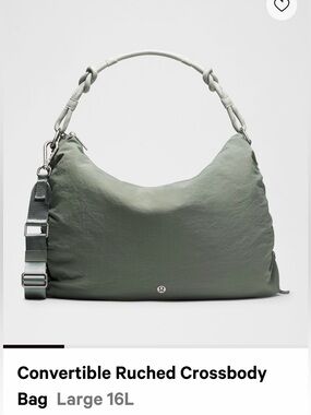 lululemon athletica Convertible Ruched Crossbody Bag - Sage Green